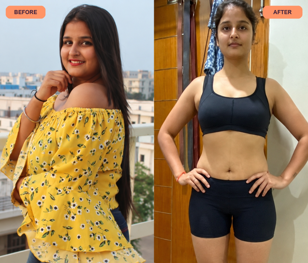 Client before and after